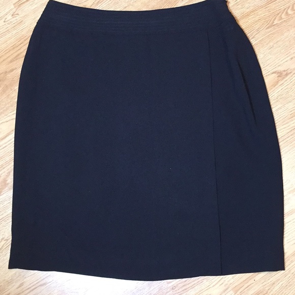 Alfani Dresses & Skirts - BLACK ALFANI PETITE False Wrap Skirt